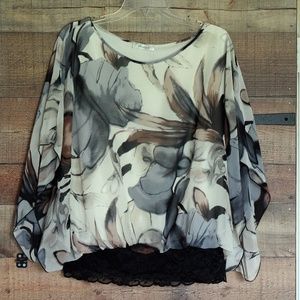 Dress Barn Size Large Blouse Top